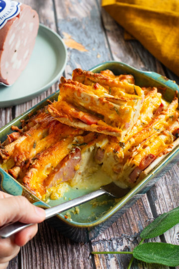 Un incroyable gratin réalisé avec des galettes de blé !